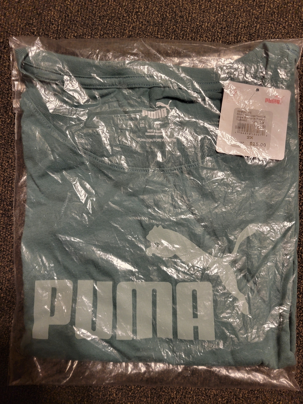 Puma Cropped Logo Tee